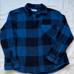 Zara Blue and Black Checkered Shirt size 9
long sleeve 
very good condition!
